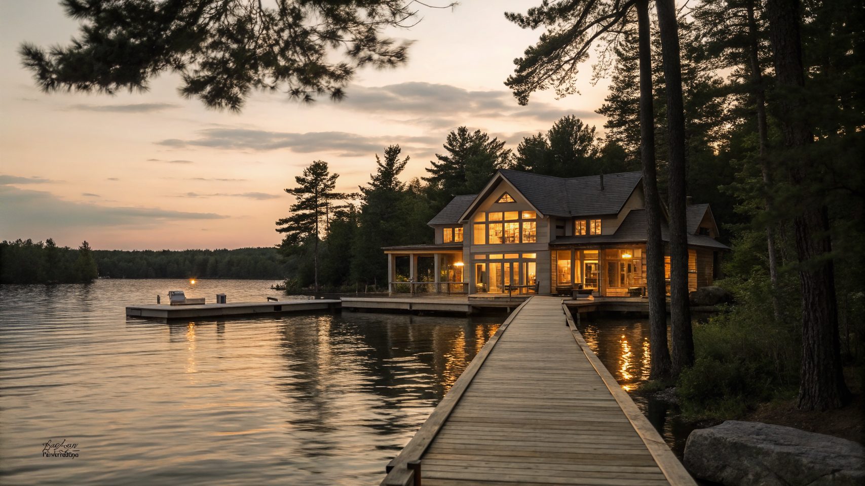 The sanctuary, lake facing